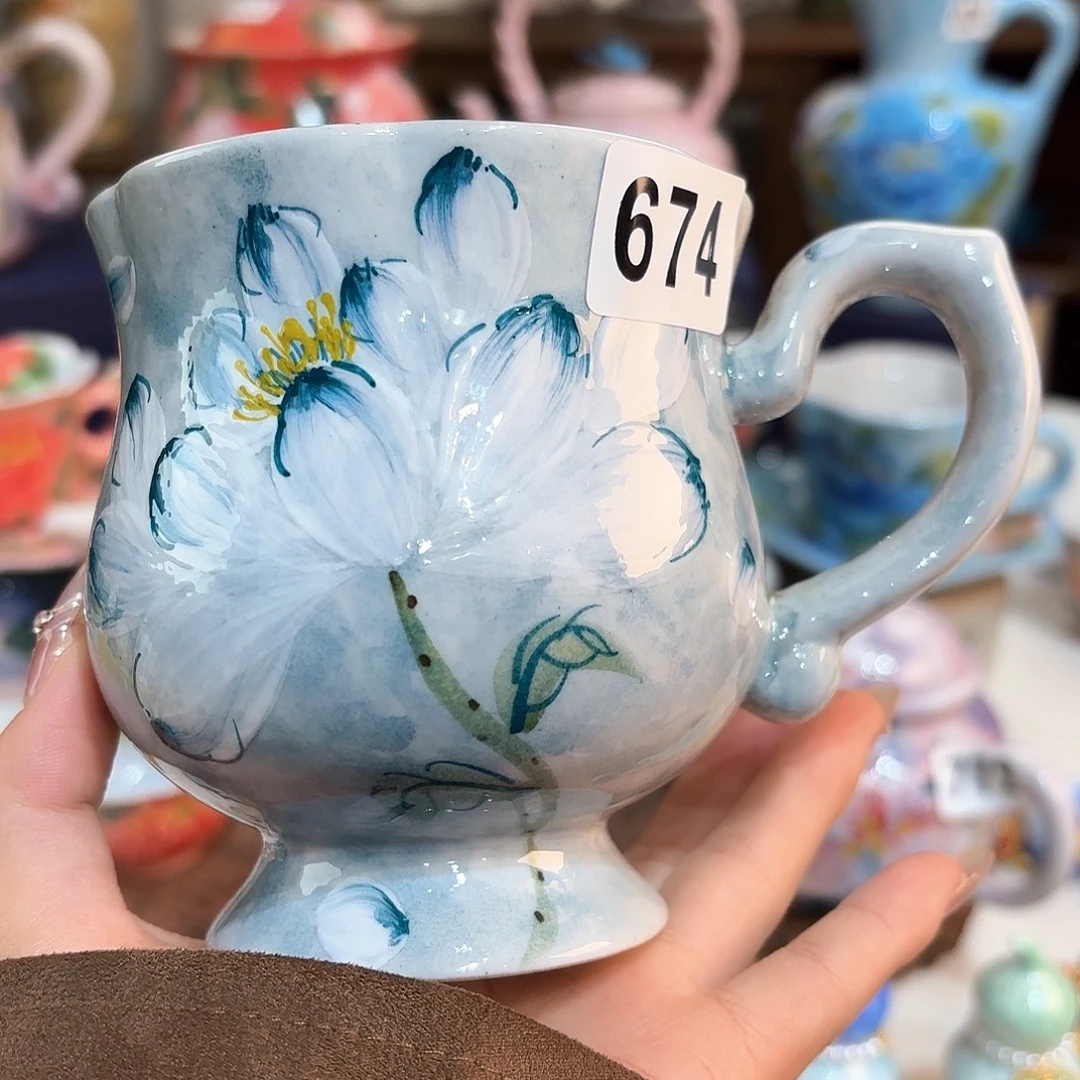 景德镇手绘高温釉下彩陶瓷茶具