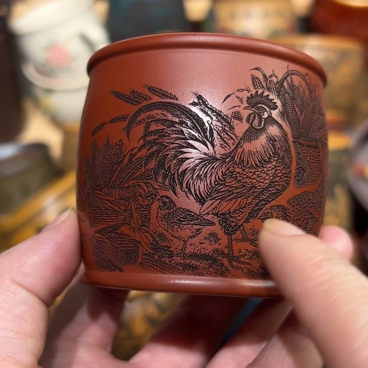 茶杯紫砂宜兴紫砂主人杯