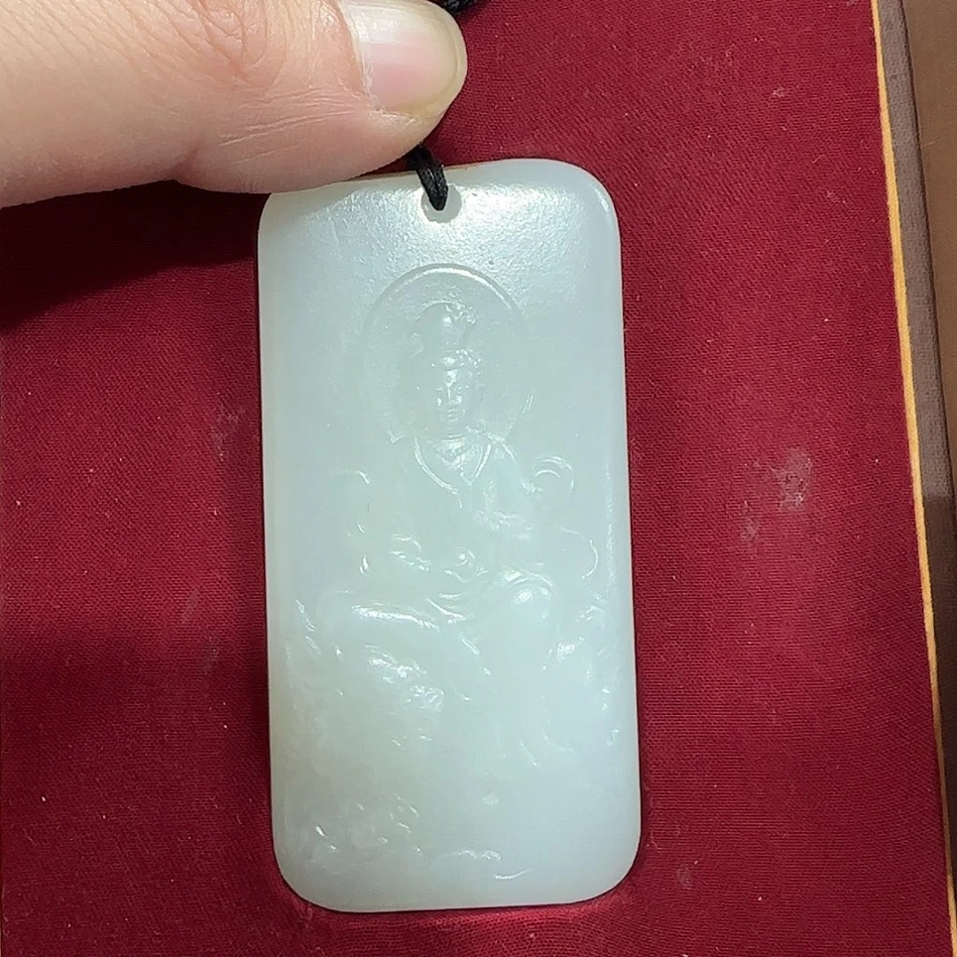 D***3和田玉未镶嵌挂件