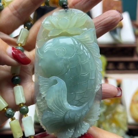 岫玉挂件未镶嵌挂件