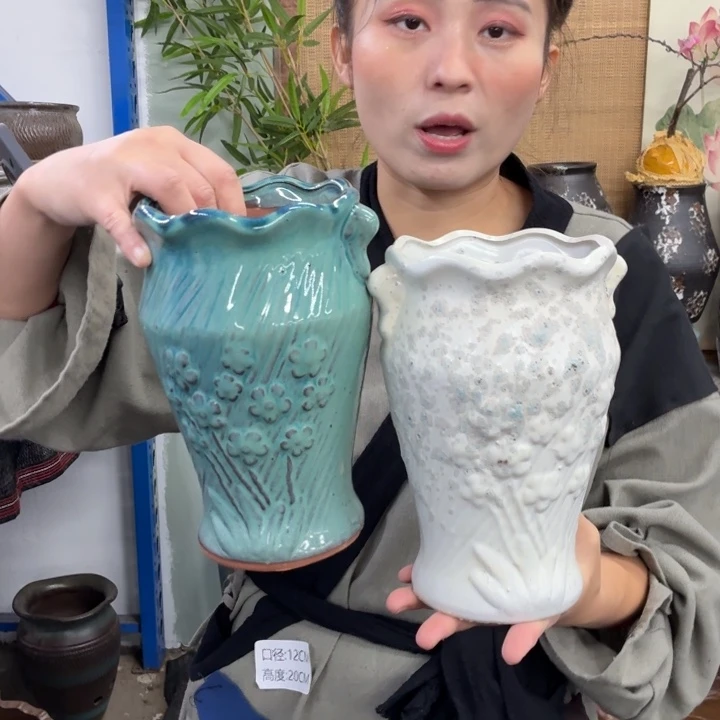 12-20 -粗陶花盆有孔