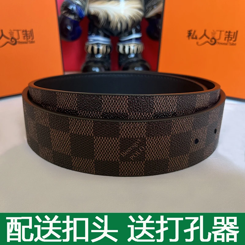 头层牛皮腰带男2025年蛇年新款高档美式裤带轻奢真牛皮真皮皮带男