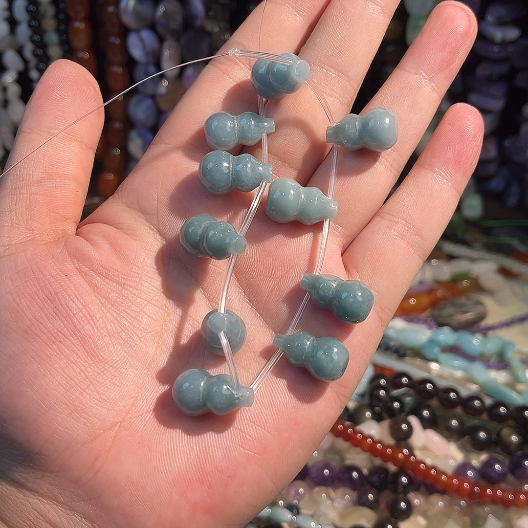 玛瑙/玉髓合金珠宝半成品玛瑙葫芦卡20