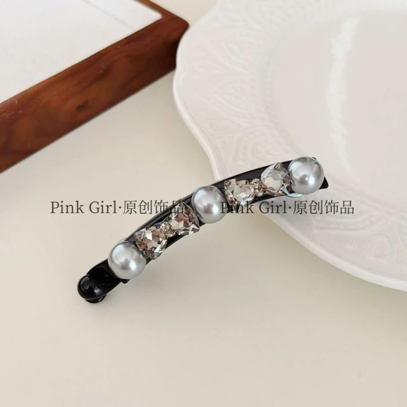 Pink Girl X308新款气质百搭竖夹马尾秋冬优雅时尚香蕉夹发饰发夹