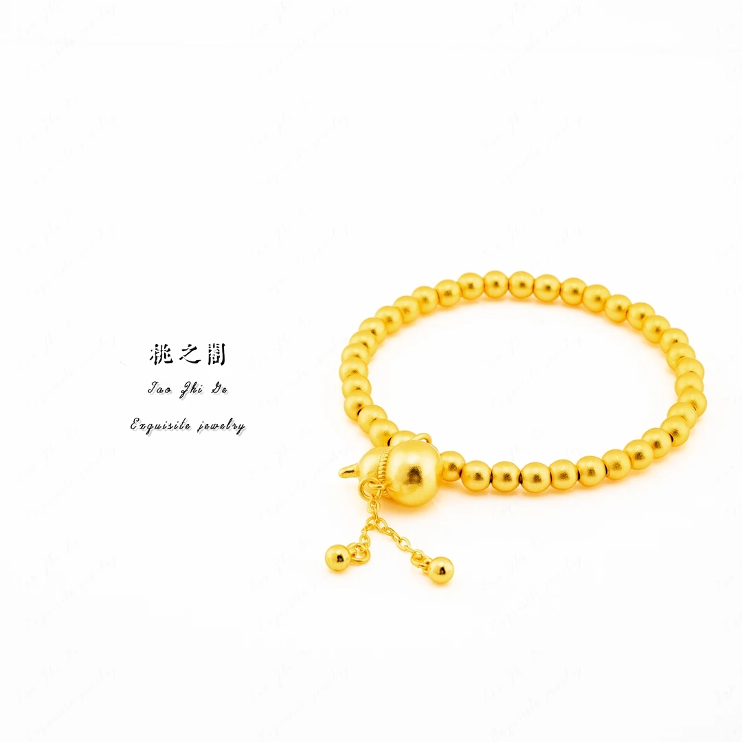 铜合金手链 转运珠流苏葫芦手链