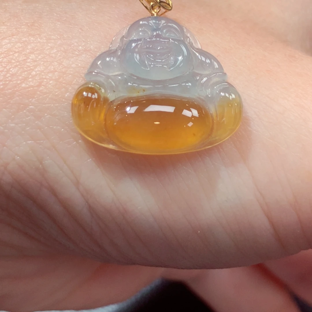 定制翡翠18K金镶嵌翡翠