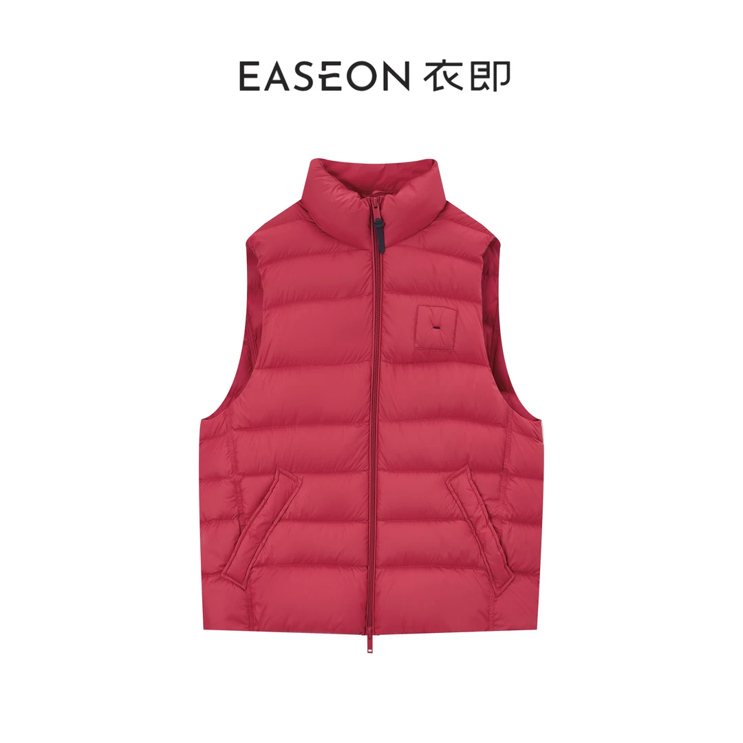 衣即「玄绒」酷飒鹅绒马甲冬季简约立领设计高冷酷飒女装YW5AYRY769