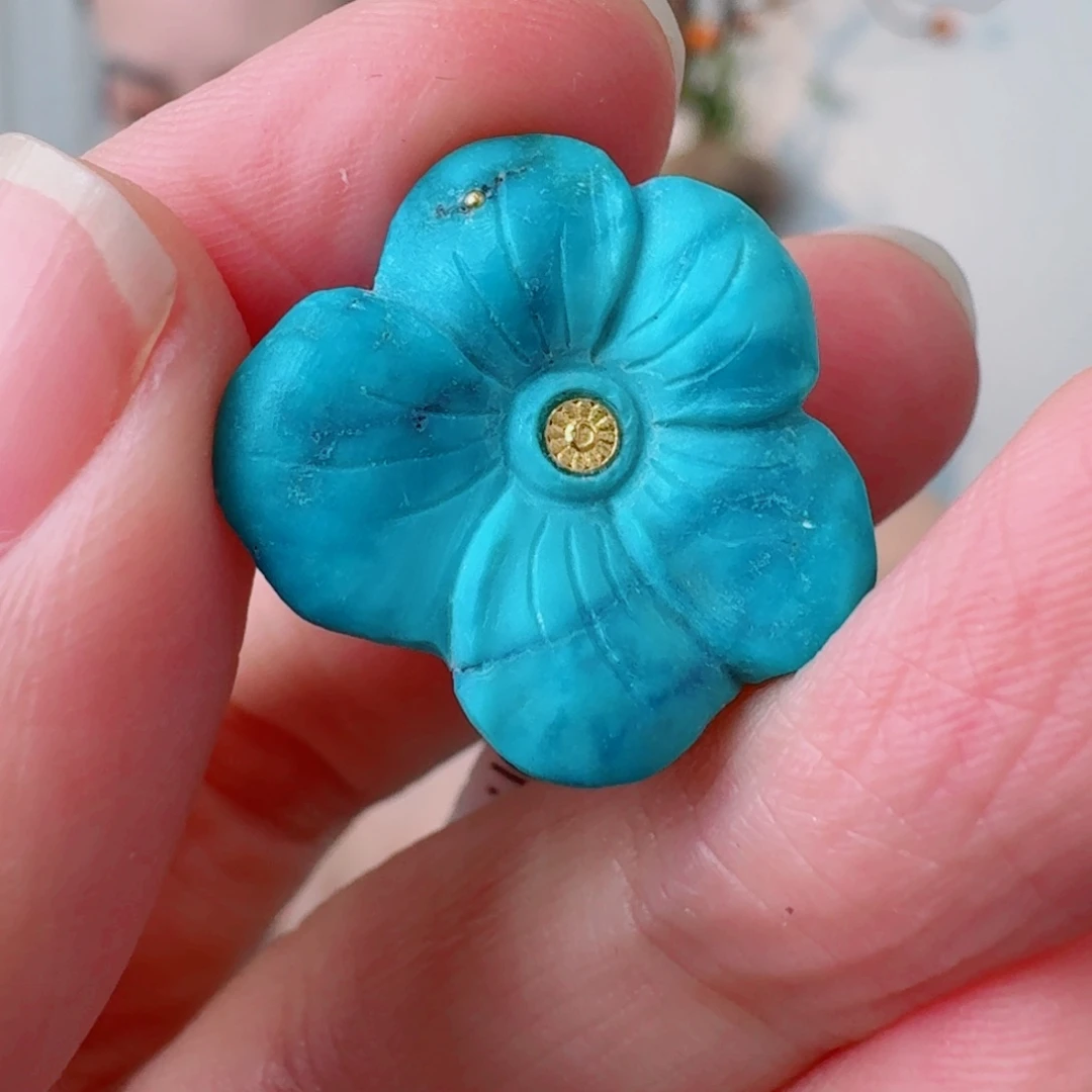 未镶嵌绿松石珠宝奇石