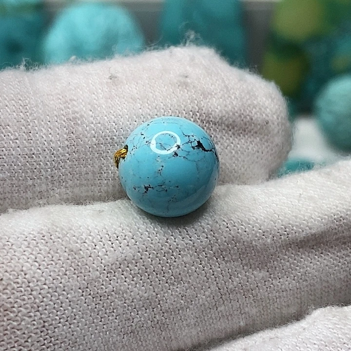 未镶嵌绿松石天然原矿 带武汉地大证书