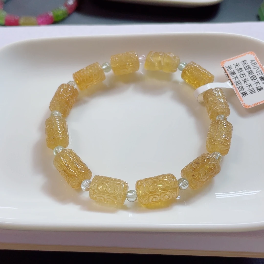 未镶嵌手链碧玺8mm左右