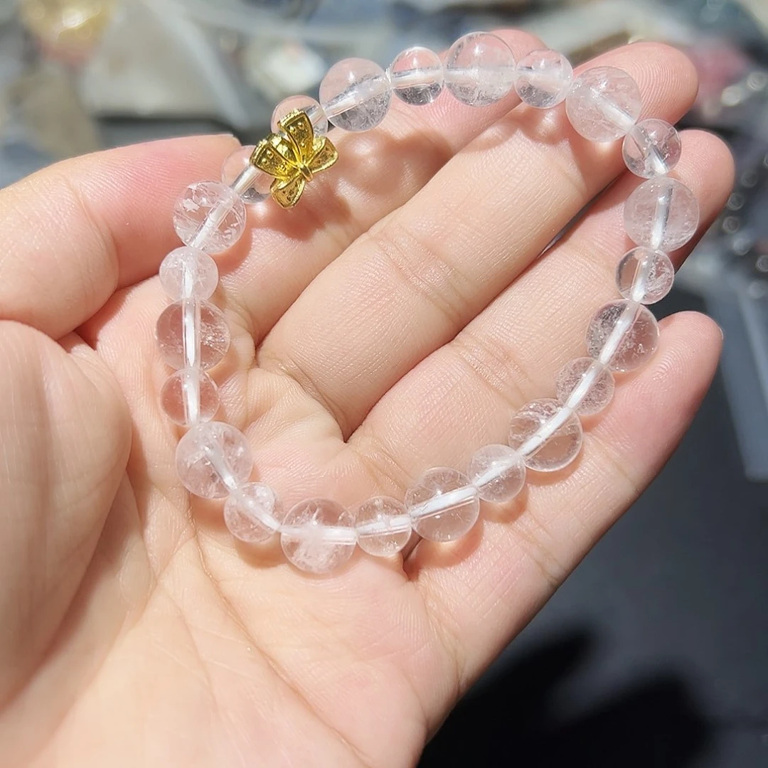 水晶手链未镶嵌喜马拉雅白水晶1号