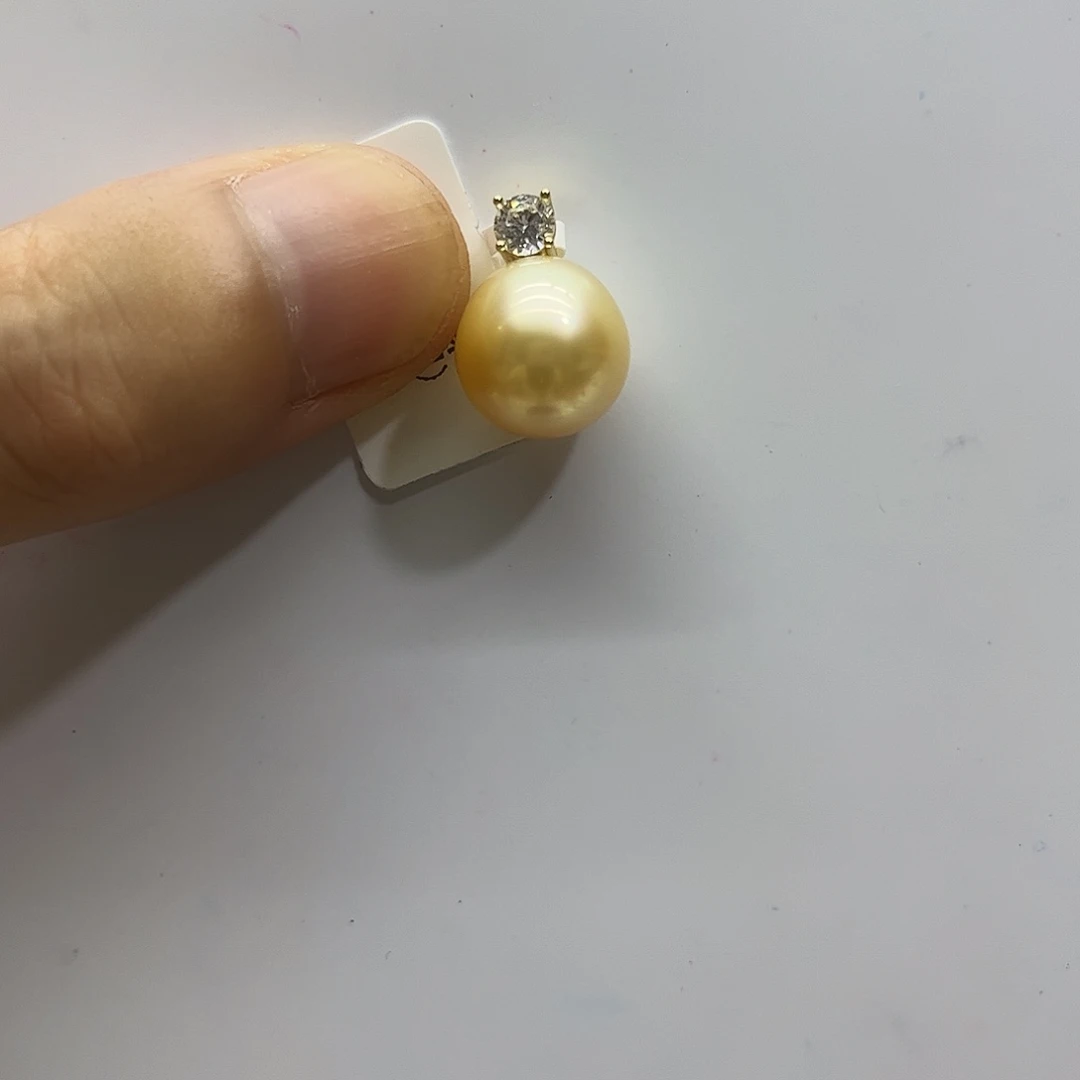 海水珍珠银S925镶嵌颈饰