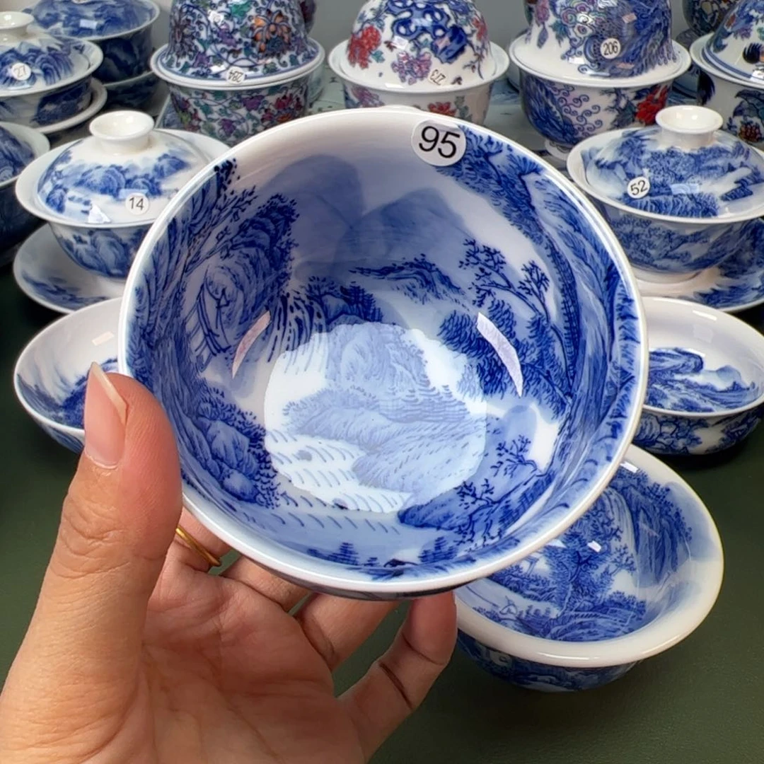 木木景德镇纯手工纯手绘茶具95