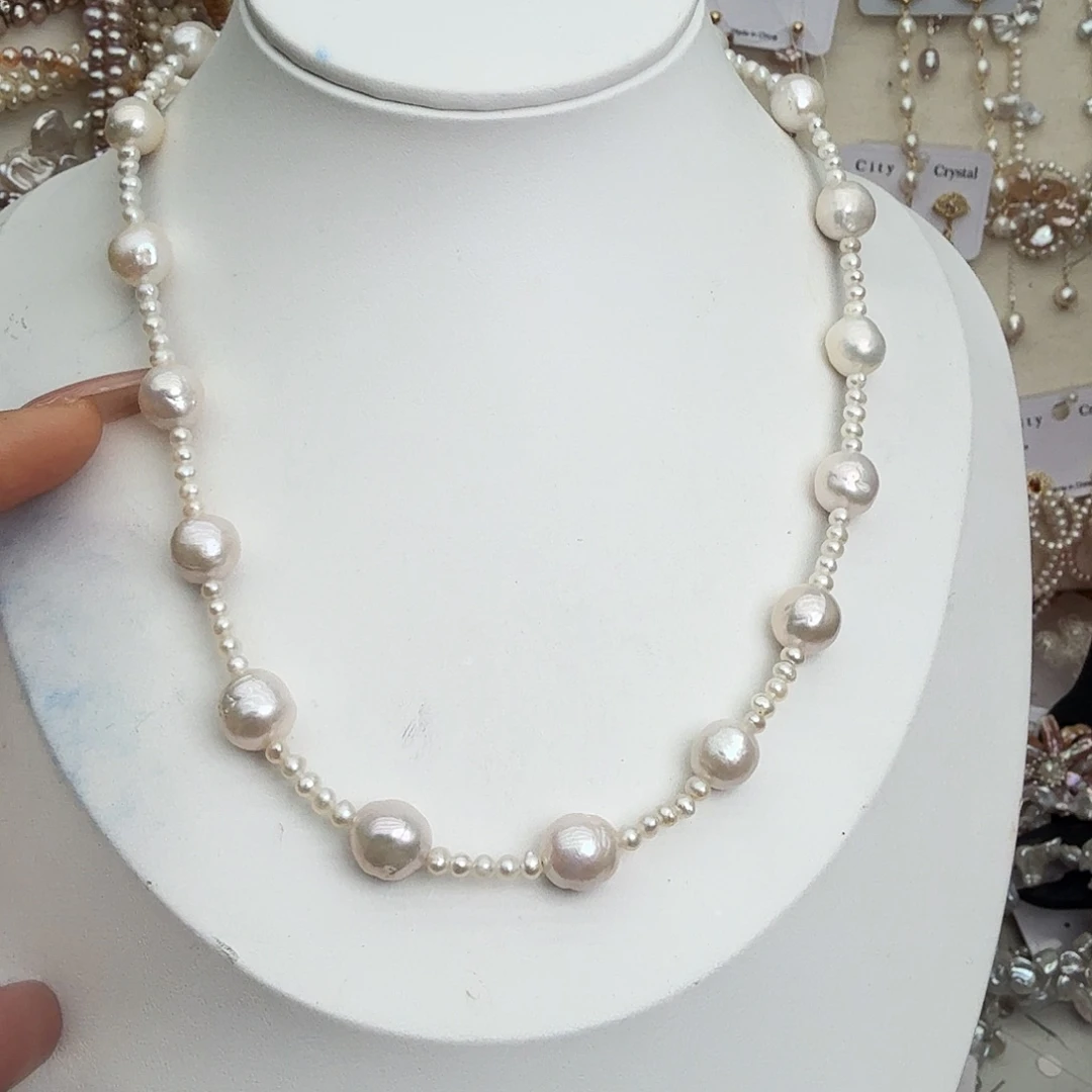 淡水珍珠未镶嵌颈饰