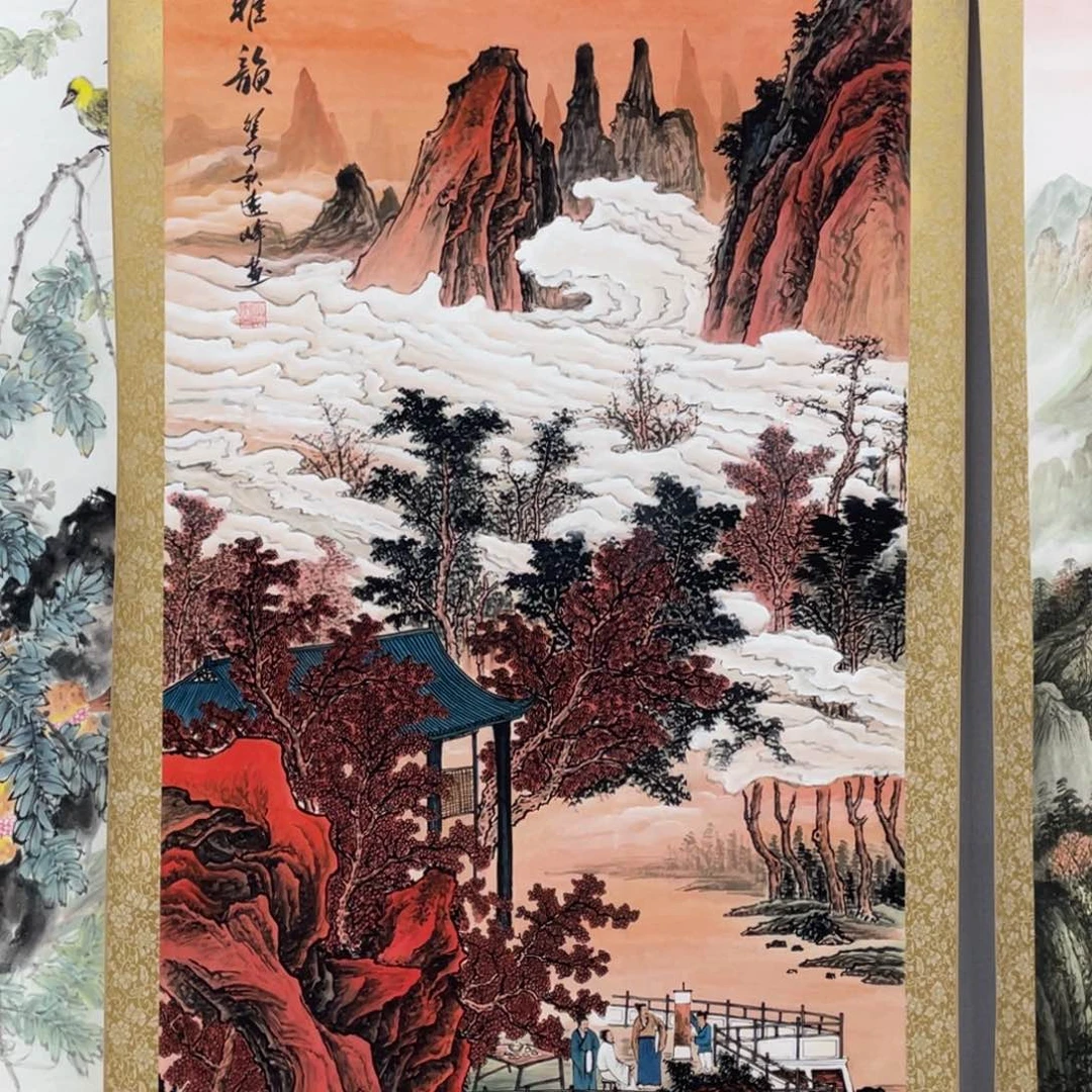 国画老师手笔手绘作品y