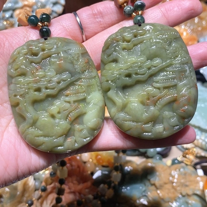 岫玉毛衣链未镶嵌