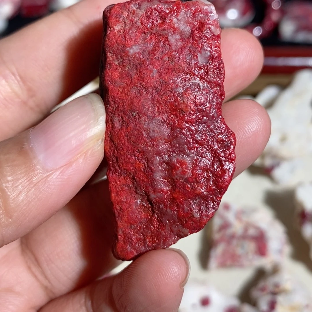 小***哥天然辰砂天然朱砂原矿毛料