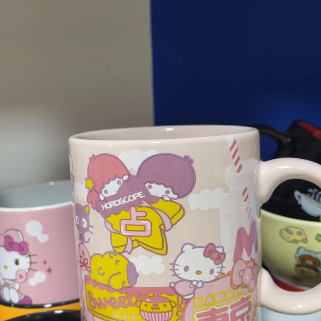 玻璃吸管款东京kitty