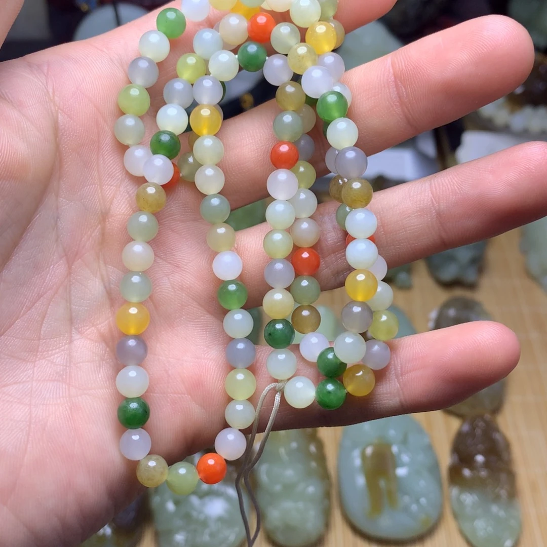 和田玉未镶嵌项链