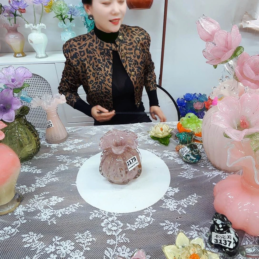 2175 琉璃花瓶花器艺术品