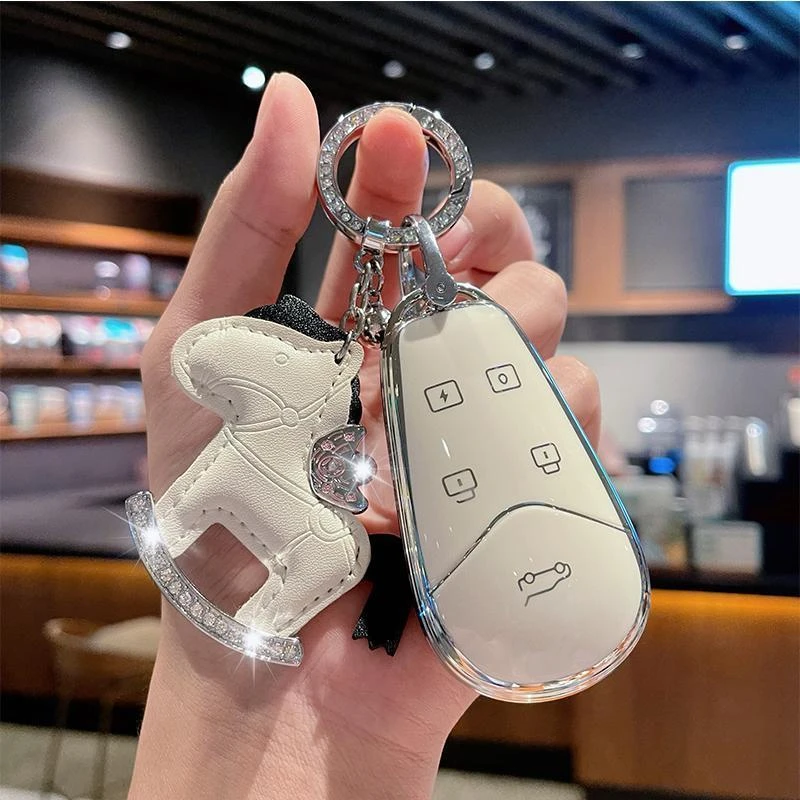 适用2025款岚图FREE+车钥匙套新款岚图free加保护壳后驱包四驱壳