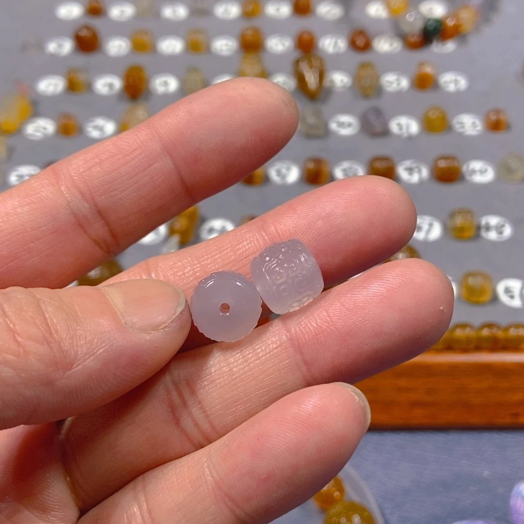 枫***风玛瑙/玉髓合金颈饰珠