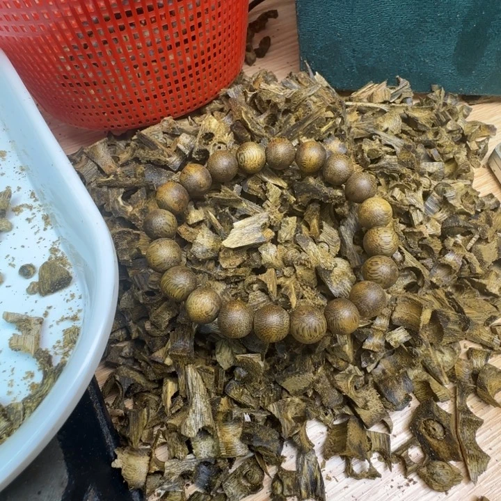 沉香沉香碎屑放漏1.0单圈20颗