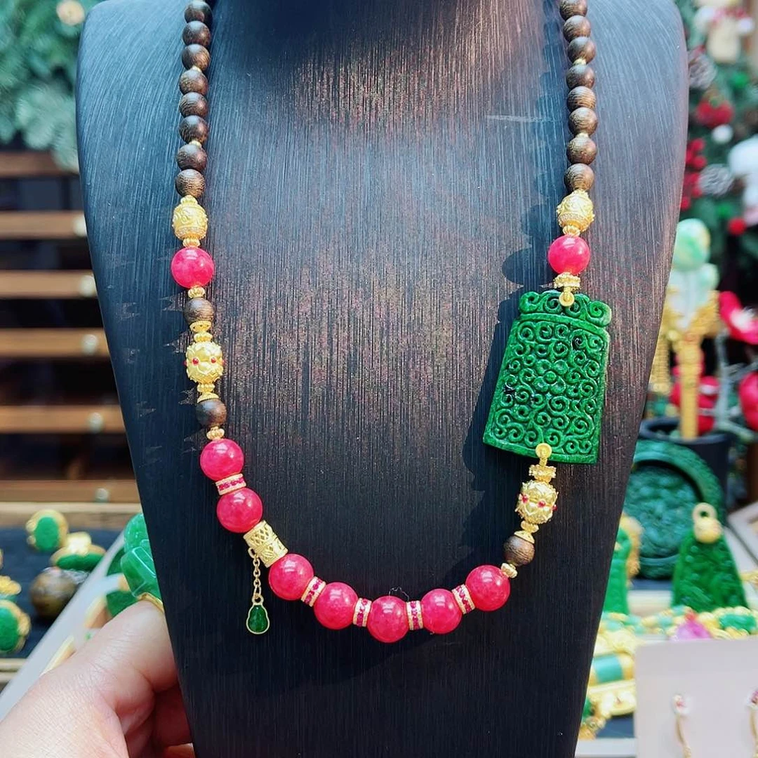 颈饰合金翡翠48小时鉴赏期