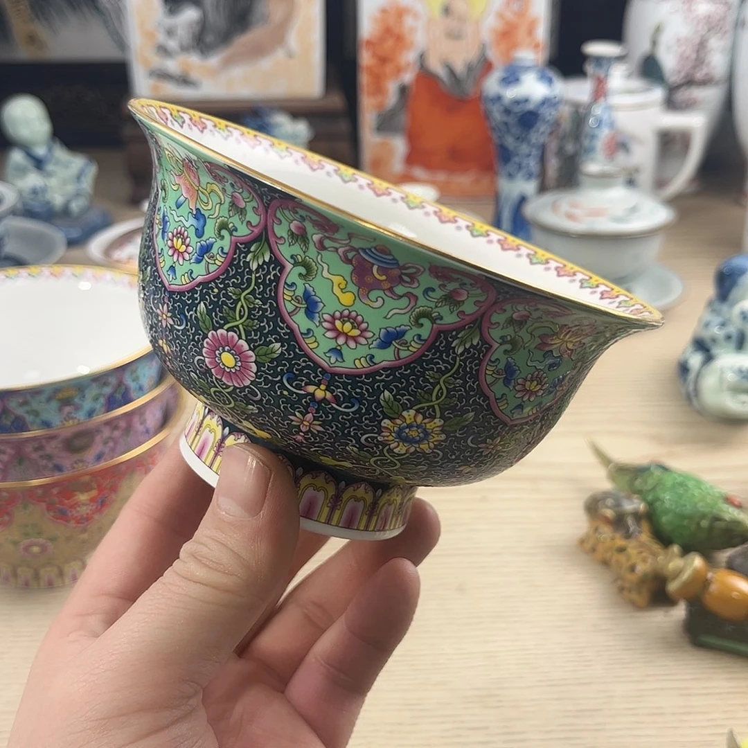 碗陶瓷饭碗五英寸尺寸