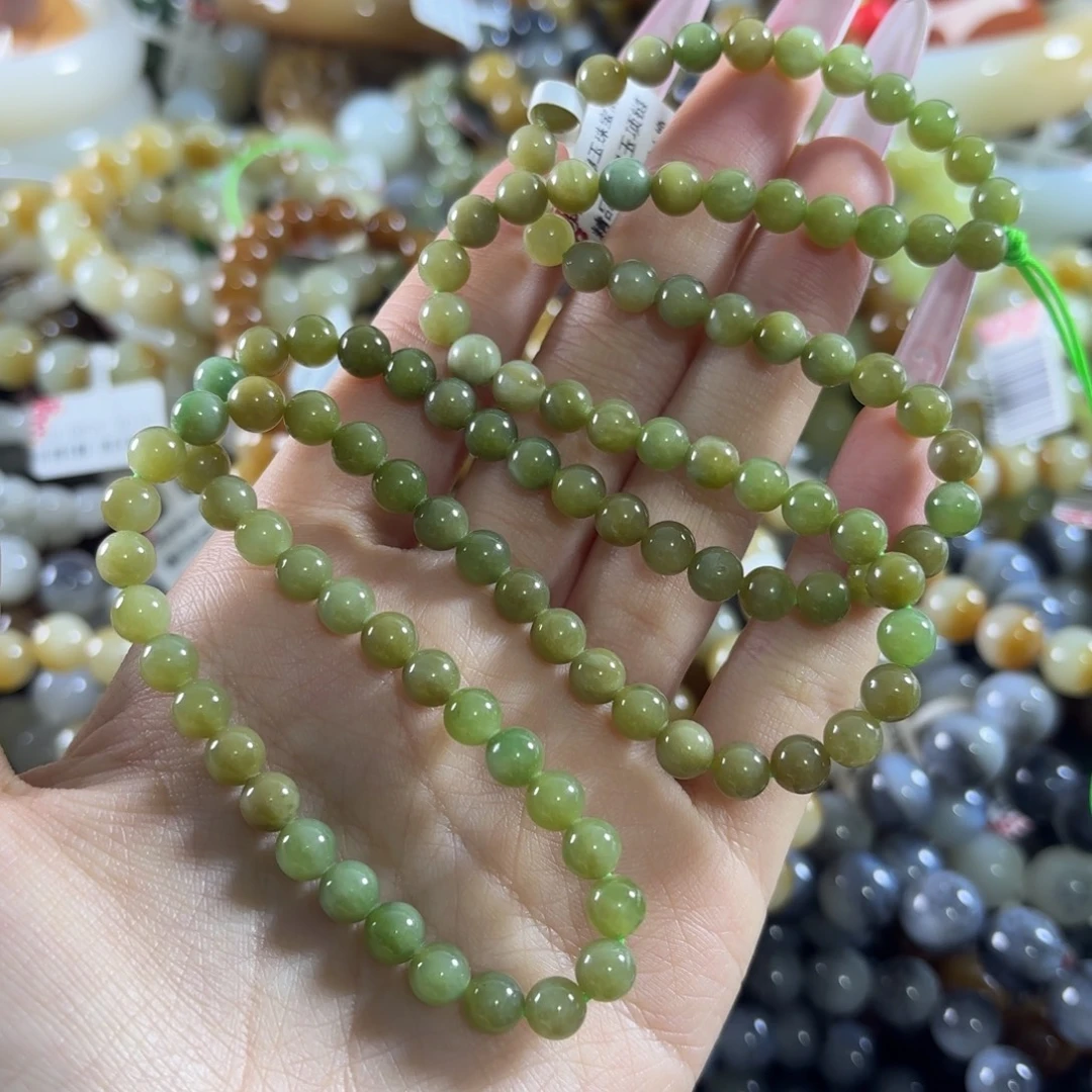 和田玉未镶嵌手链180