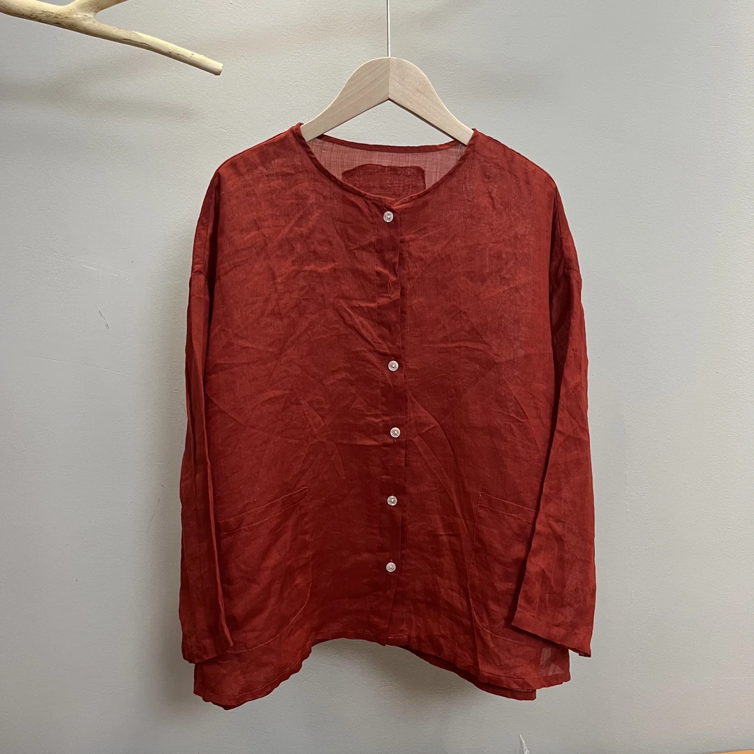 100苎麻多款链接宽松百搭样衣显瘦苎麻女装