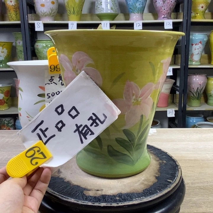 景德镇高温陶瓷花盆