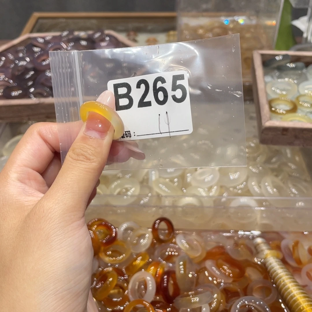 玛瑙/玉髓未镶嵌戒指265