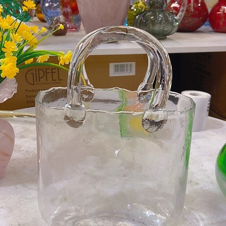 琉璃琉璃花瓶高28口18