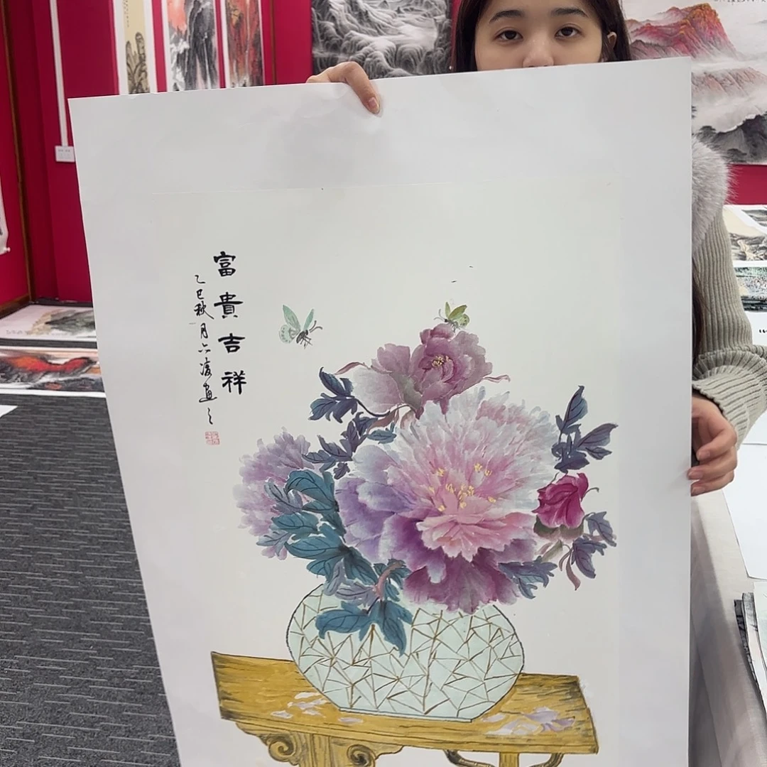 国画国画作品纯手绘