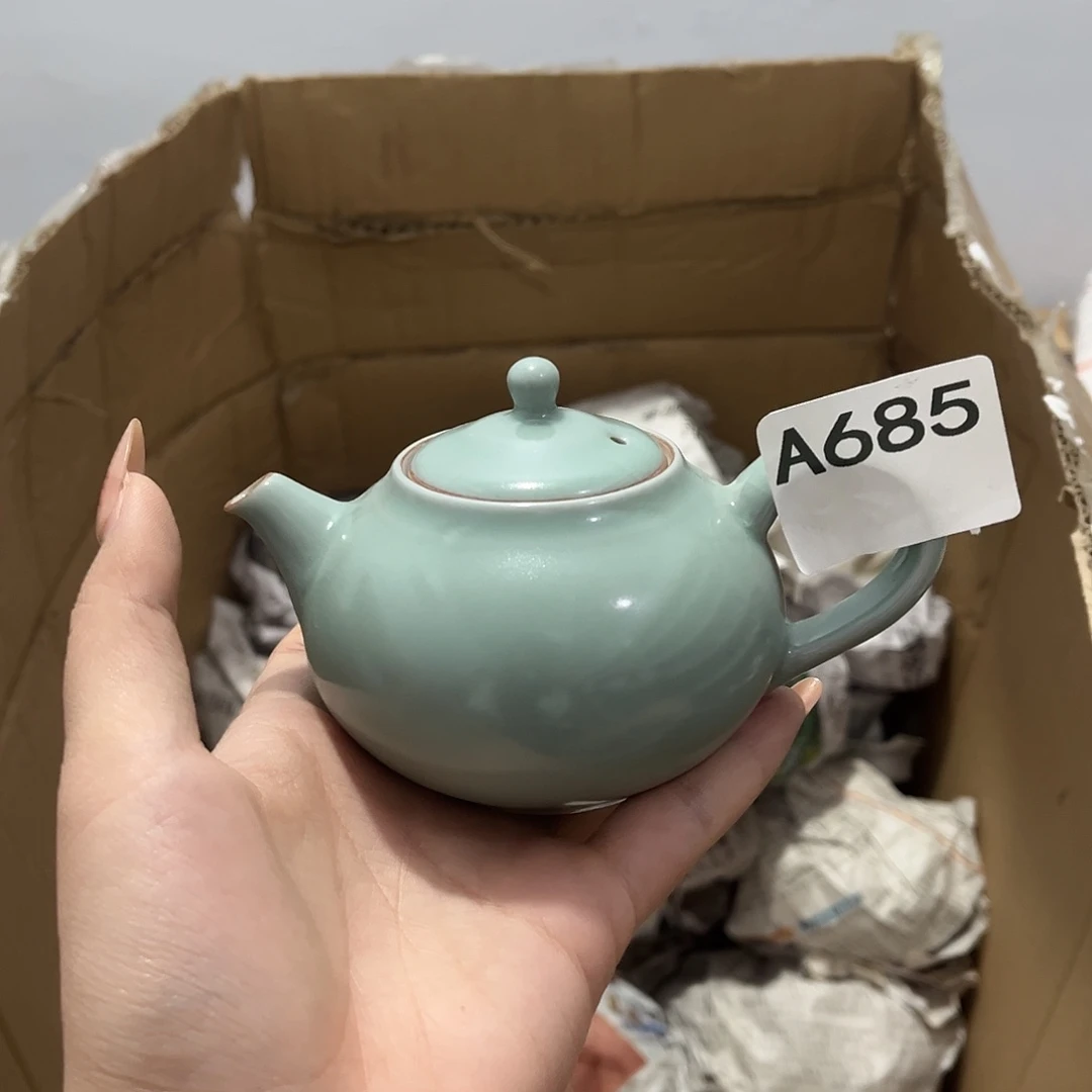 瓷片茶摆件工艺品摆件666
