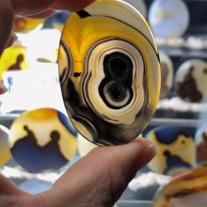 合金玛瑙/玉髓珠宝奇石37有瑕