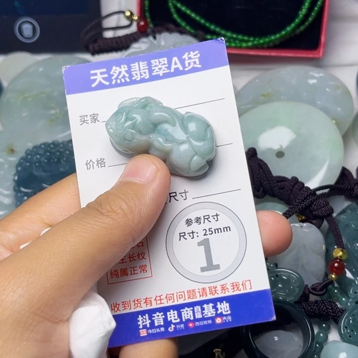 翡翠未镶嵌颈饰挂件