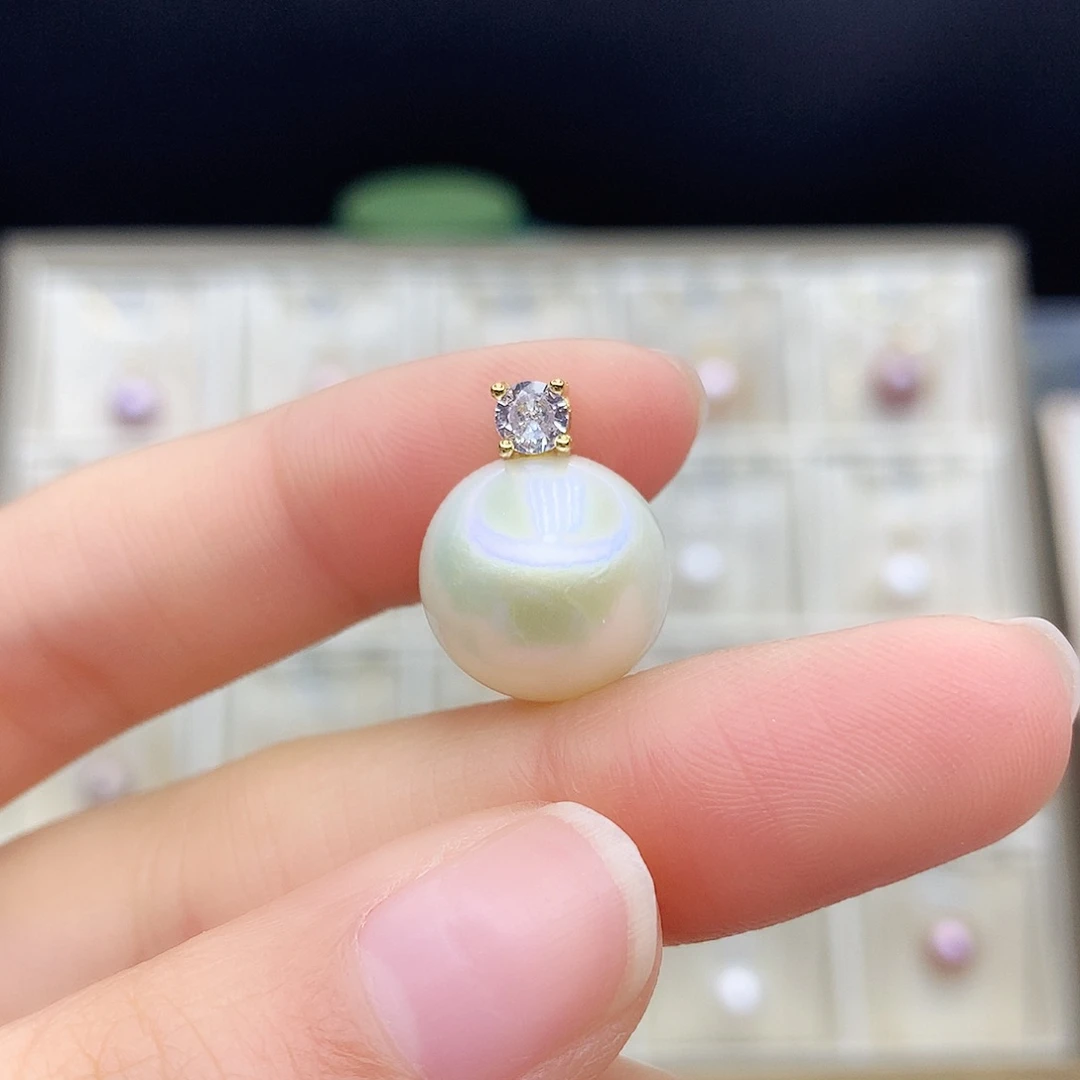 淡水珍珠颈饰合金