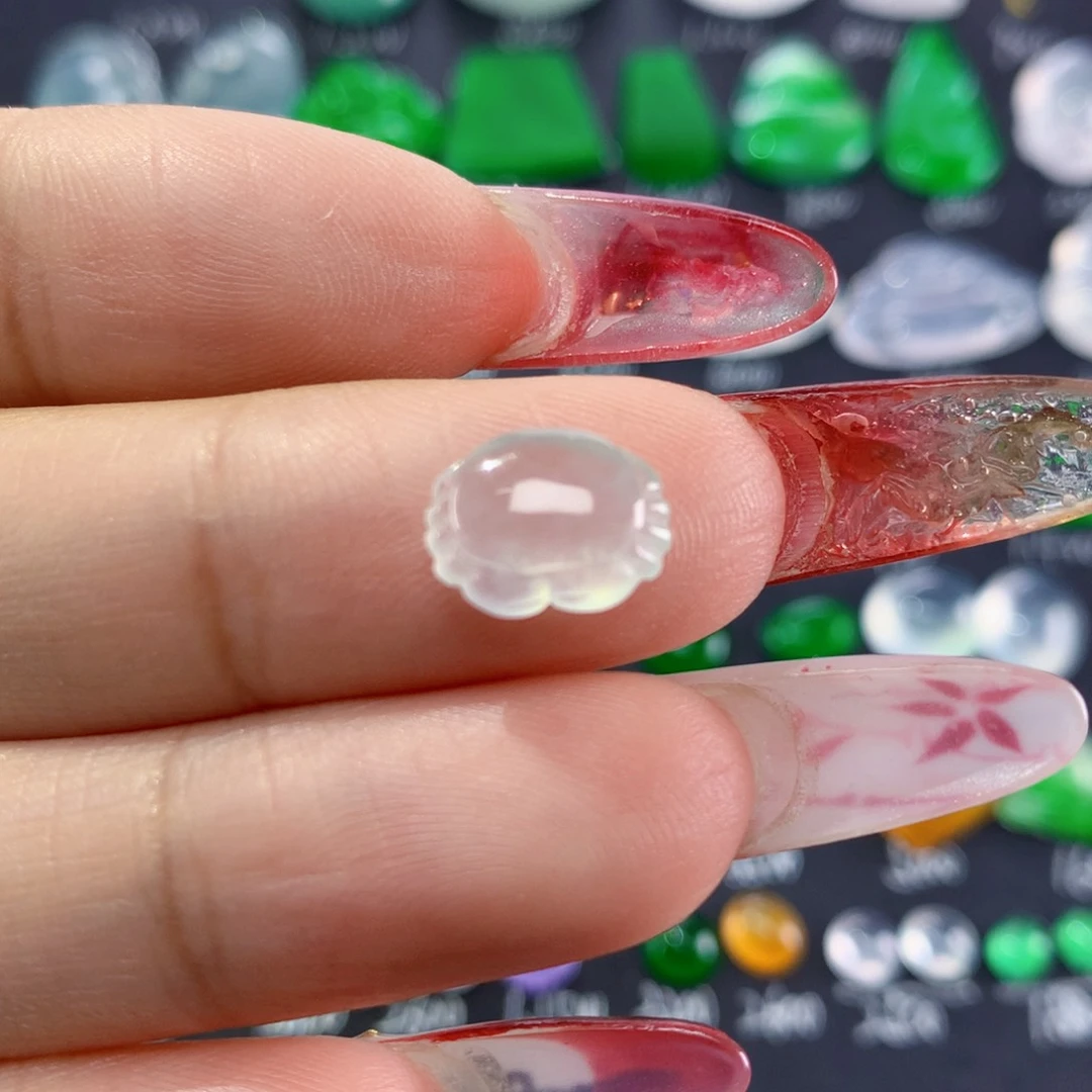 翡翠颈饰未镶嵌纯天然缅甸翡翠A货