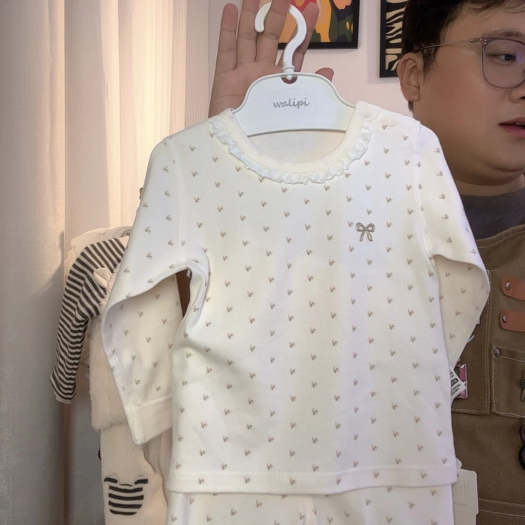 l***心狐狸花园长袖分体80码