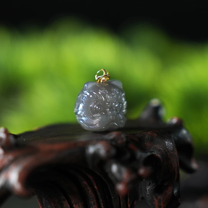 lot9 和田玉吊坠/QG51227-185358 保利山东