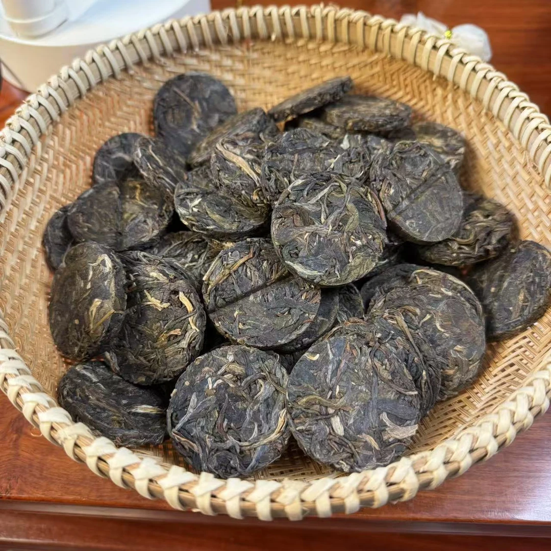 滇瑞2019年漭水古树8克小圆片10片普洱生茶