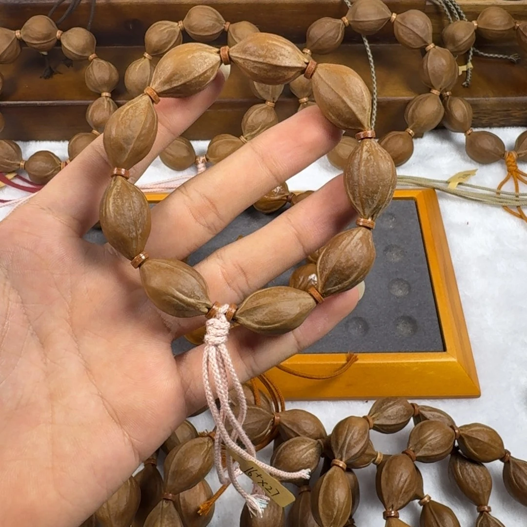 那***树橄榄核手串/手链1627墨轩铁核