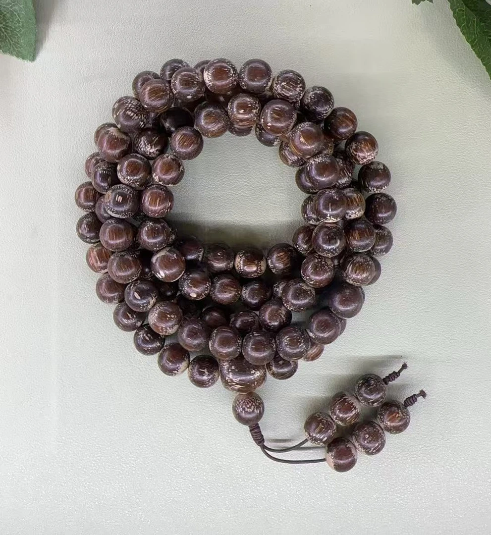 【上古-野人参】正品-上古神龙木高端108珠项圈项链