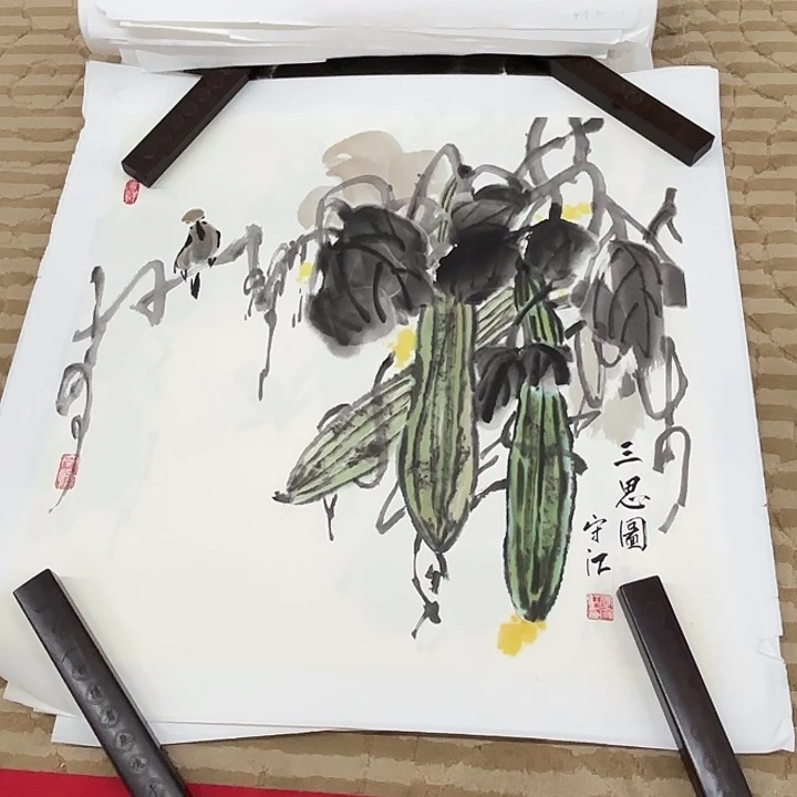 国画花鸟等多种鸟类的