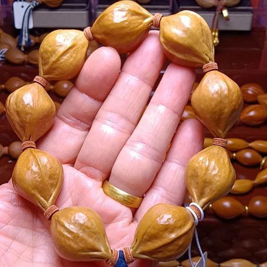 手串/手链橄榄核橄榄核手串2.3三花铁核蒜头料