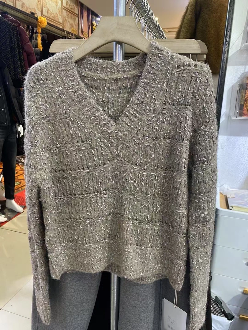 ZEMALA·新款高品质羊绒V领毛衣