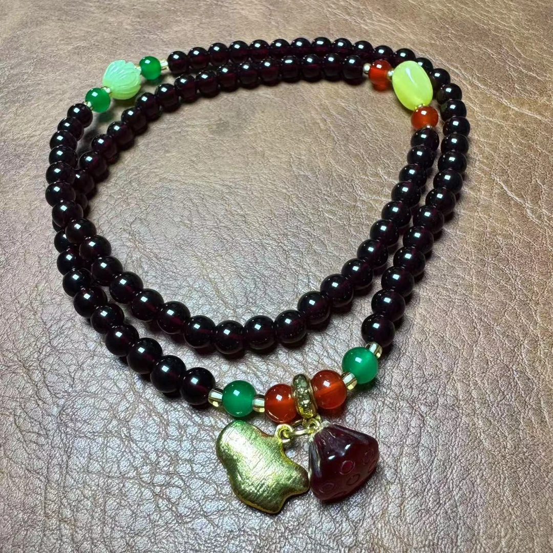 精品石榴石手串（无礼盒）MTYC 082