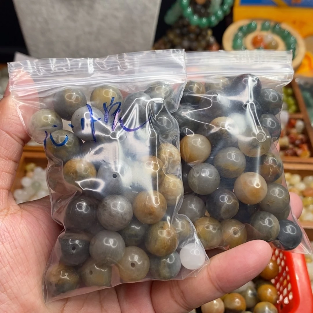 未镶嵌手串石英质玉心****漆卡12